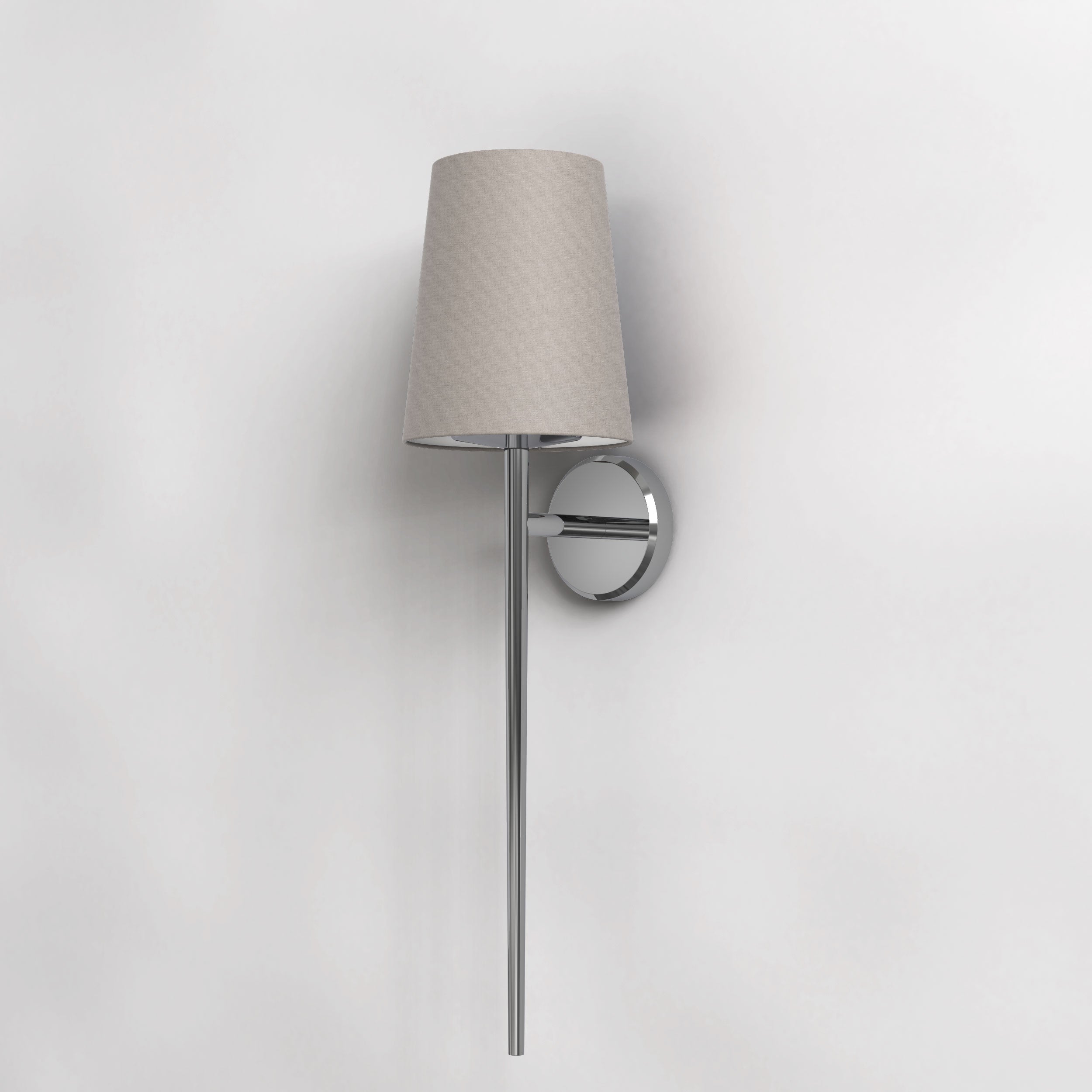 Beauville Bathroom Wall Light- Polished Chrome/ Bronze