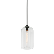 District 1Lt Pendant - Clear/Smoked