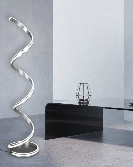 Nuria Modern LED Floor Lamp -Black