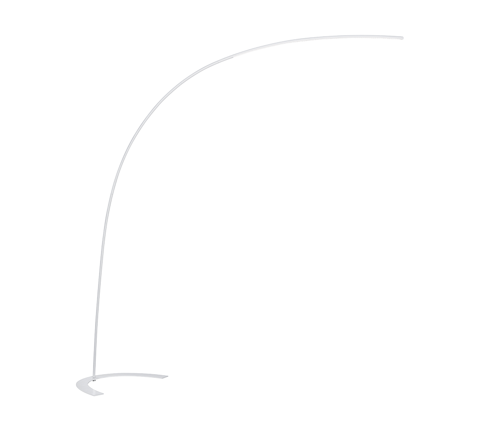 Shanghai Floor Lamp - Black/White Finish
