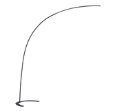 Shanghai Floor Lamp - Black/White Finish