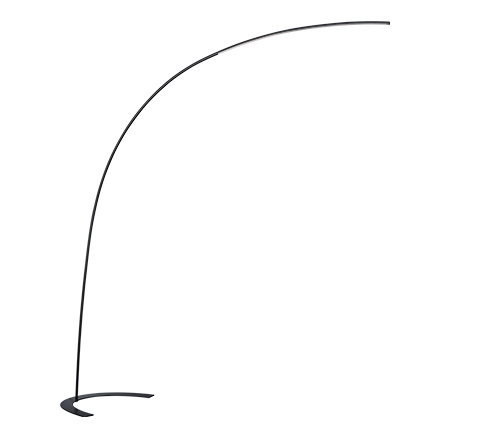 Shanghai Floor Lamp - Black/White Finish