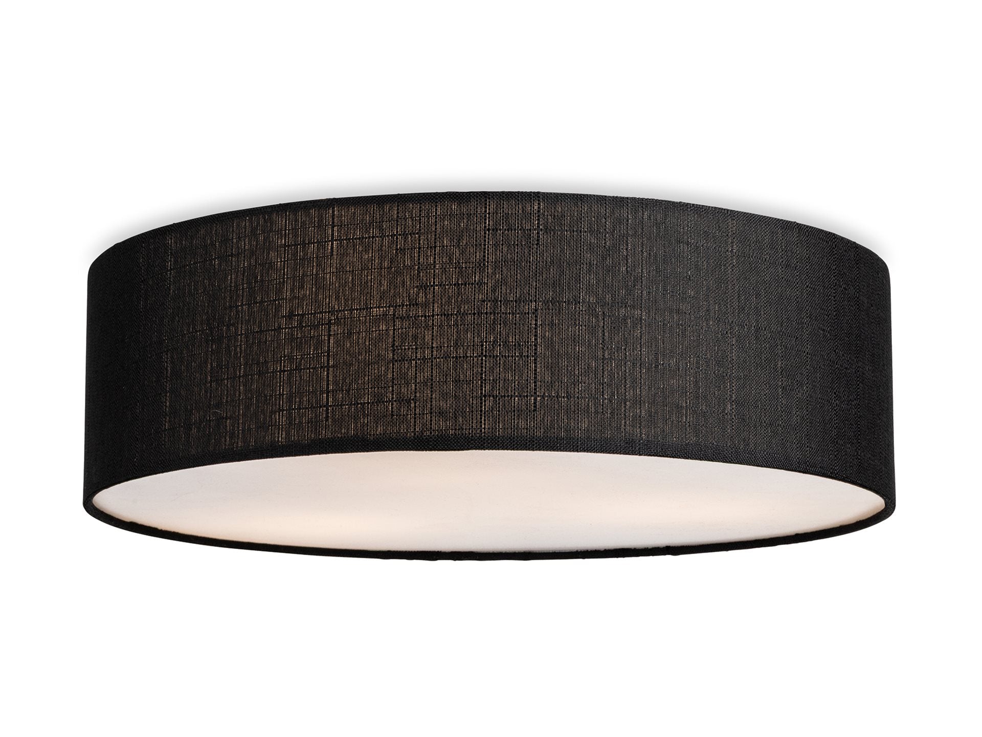 Camden Flush Ceiling Light- Black/ Cream/ Oyster Finishes