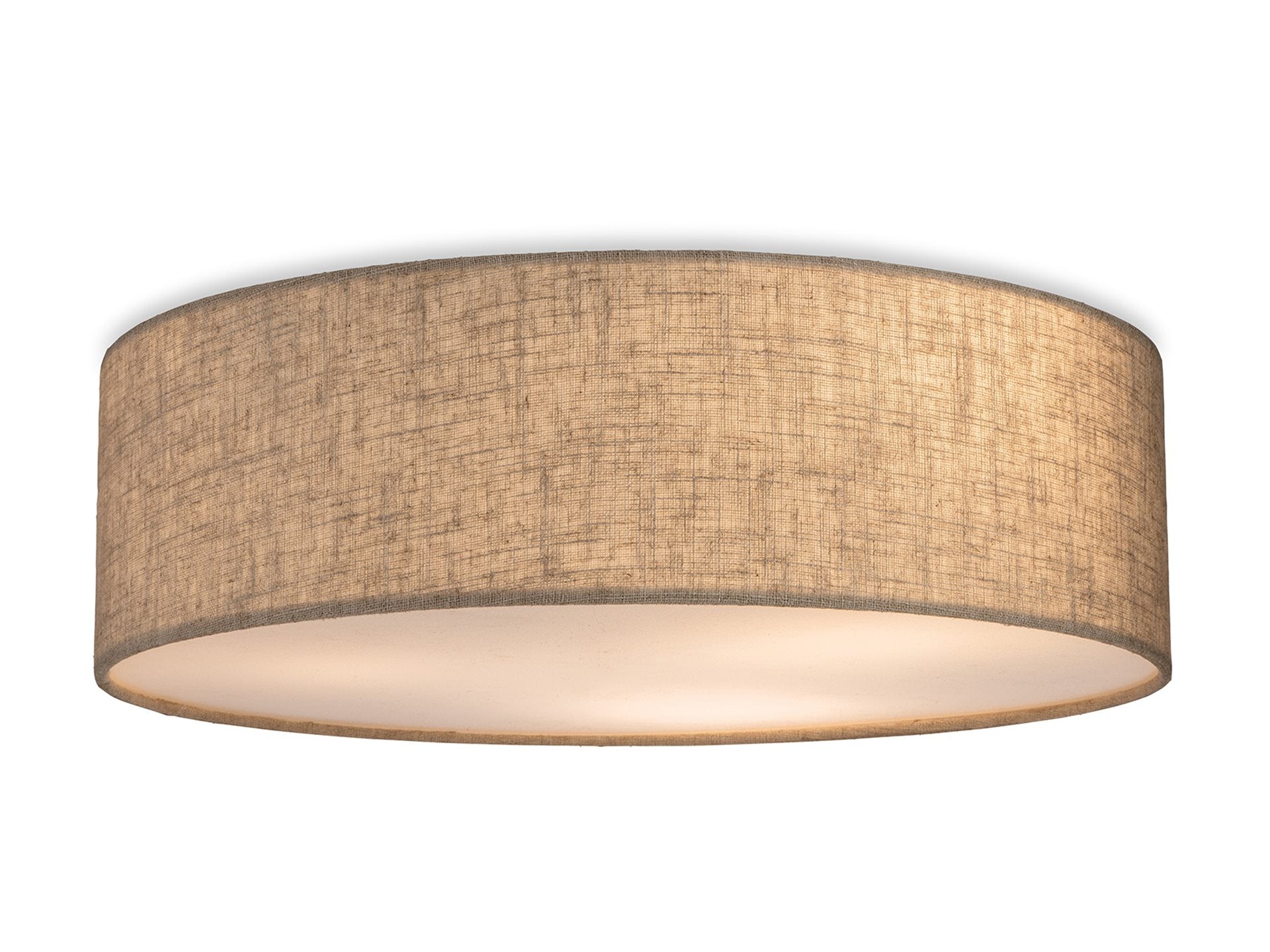 Camden Flush Ceiling Light- Black/ Cream/ Oyster Finishes