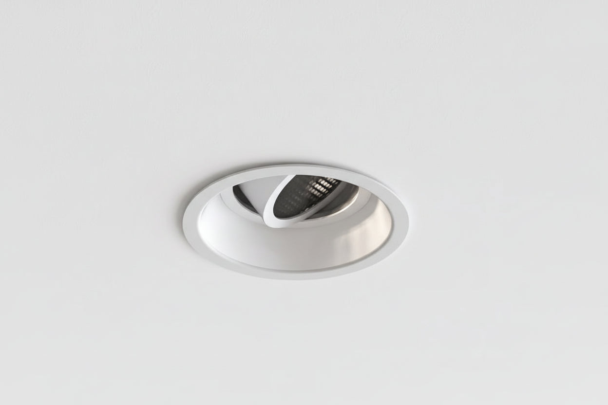 Minima Adjustable Round/Square Downlight - Black/White