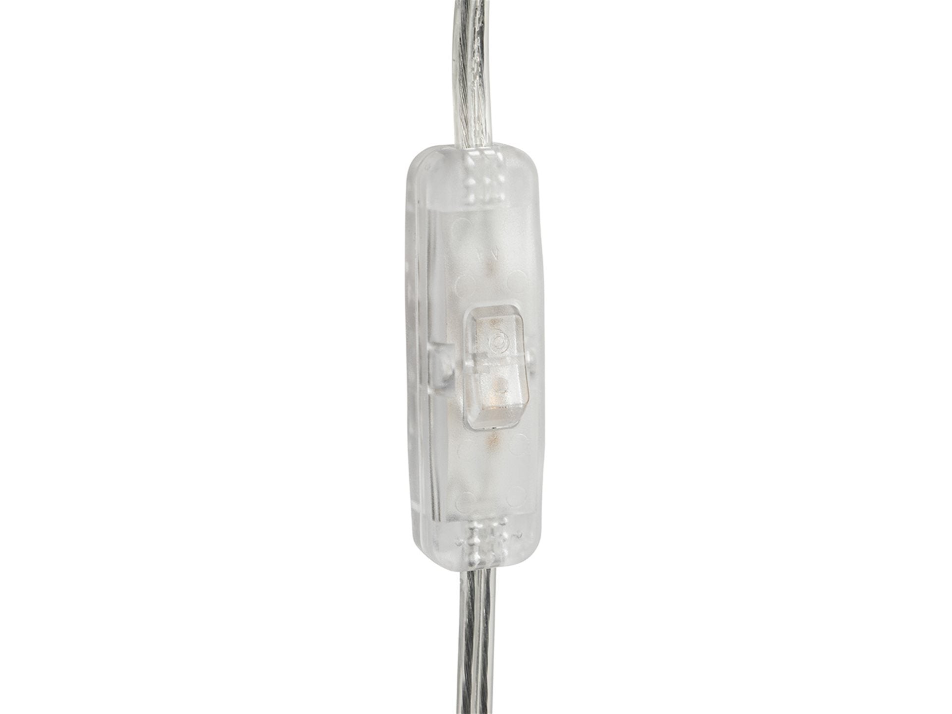 Plug-in Wall Light-  Brushed Steel
