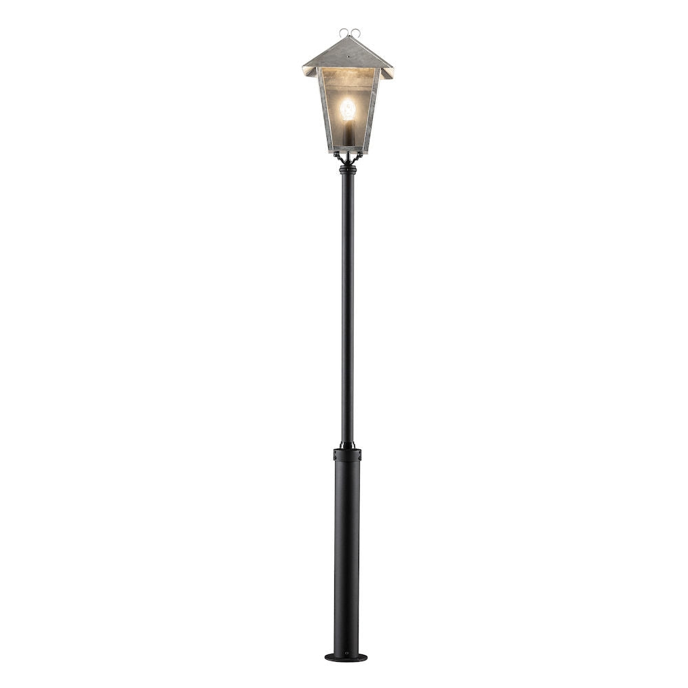 Benu Persius/Taurus Pole E27 IP23 - Black / Hot-Dip Galvanized