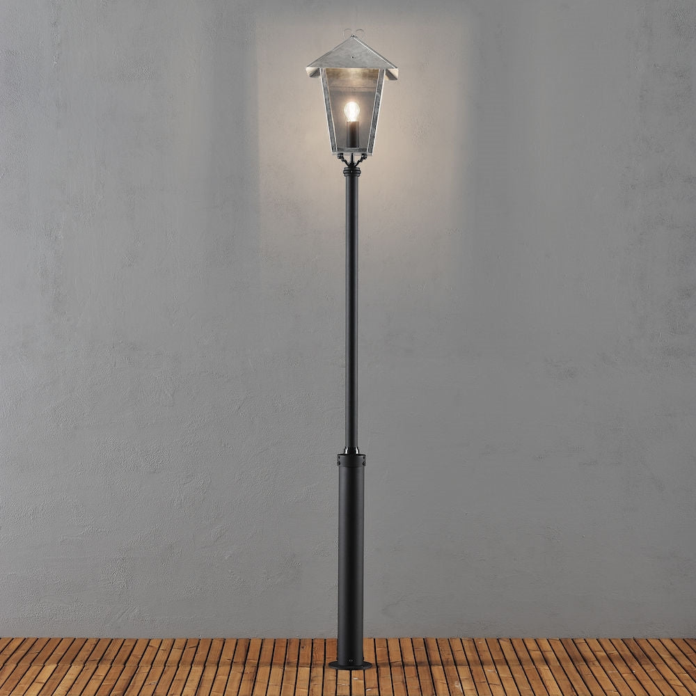 Benu Persius/Taurus Pole E27 IP23 - Black / Hot-Dip Galvanized