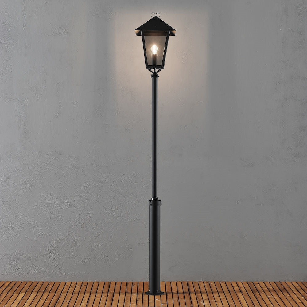Benu Persius/Taurus Pole E27 IP23 - Black / Hot-Dip Galvanized