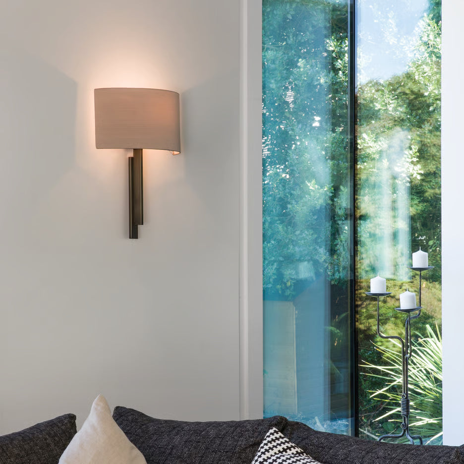Tate Wall Light- Bronze with Various Shades