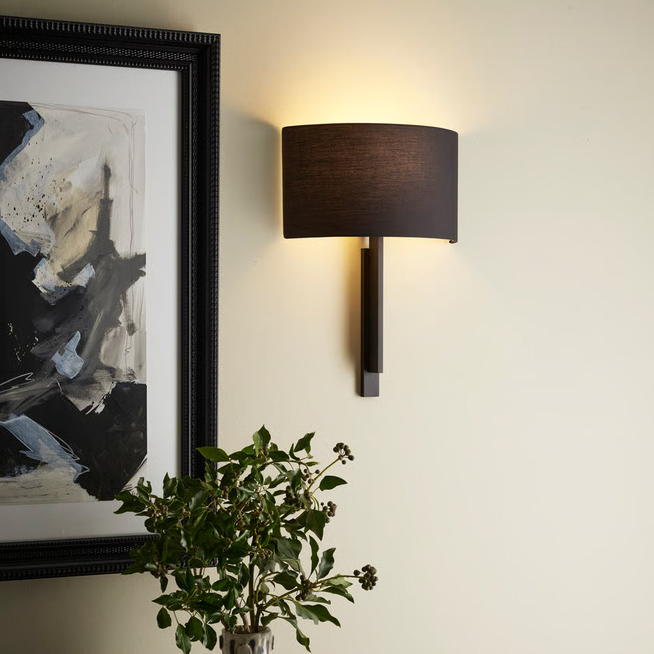 Tate Wall Light- Bronze with Various Shades