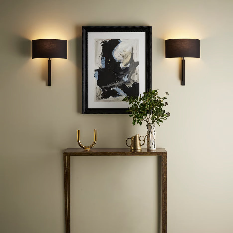 Tate Wall Light- Bronze with Various Shades