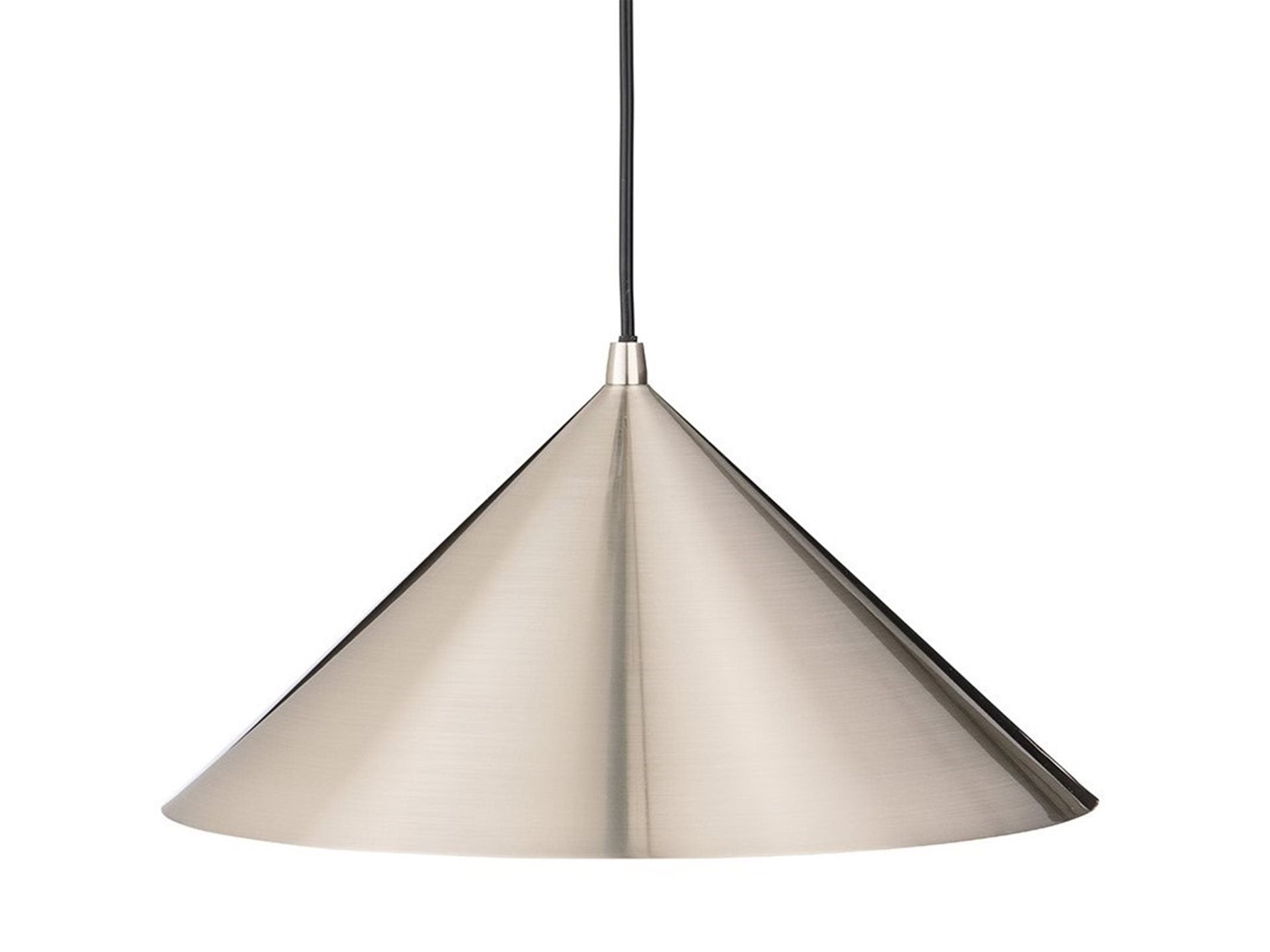 Garcia Pendant- Brushed Steel/ Brushed Brass Finishes