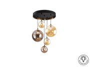 Dark - Lamp 5/9/14Lt Black-Brass G9 Ip20