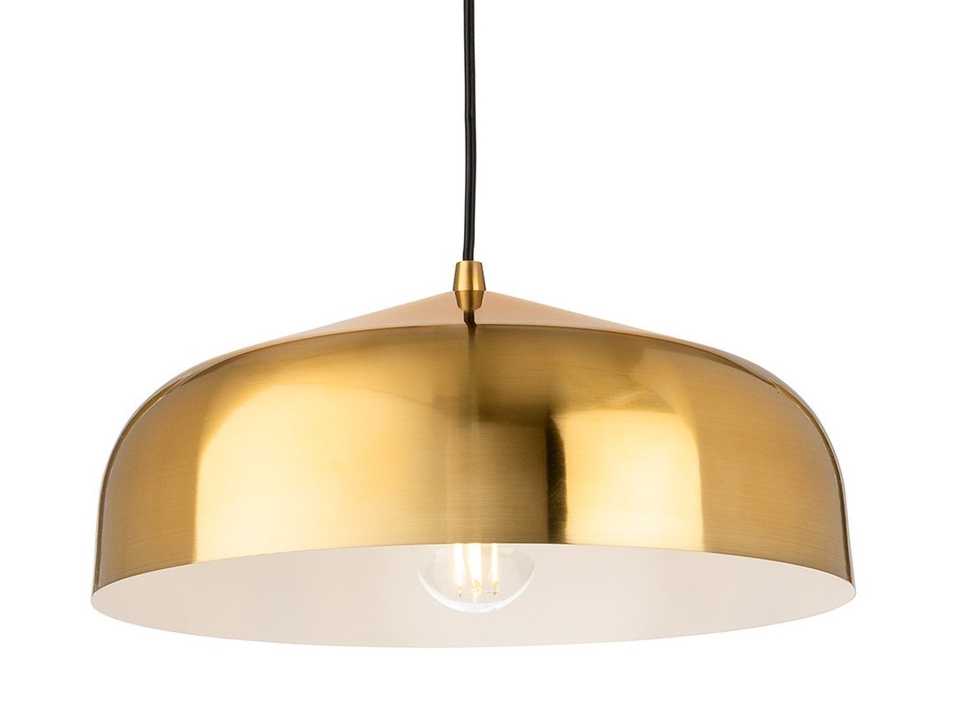 Canelo Pendant- Brushed Steel/ Brushed Brass Finishes