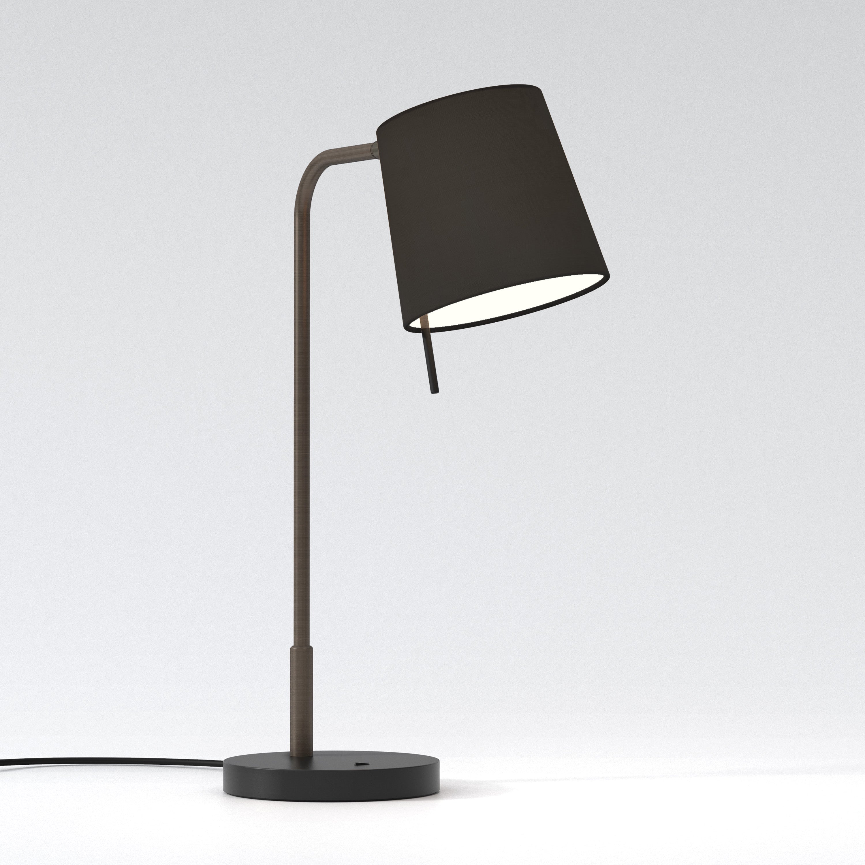 Mitsu Table Lamp- Matt Nickel/ Bronze