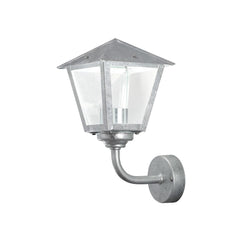 Benu 8W LED Wall Lamp IP23 - Galvanised