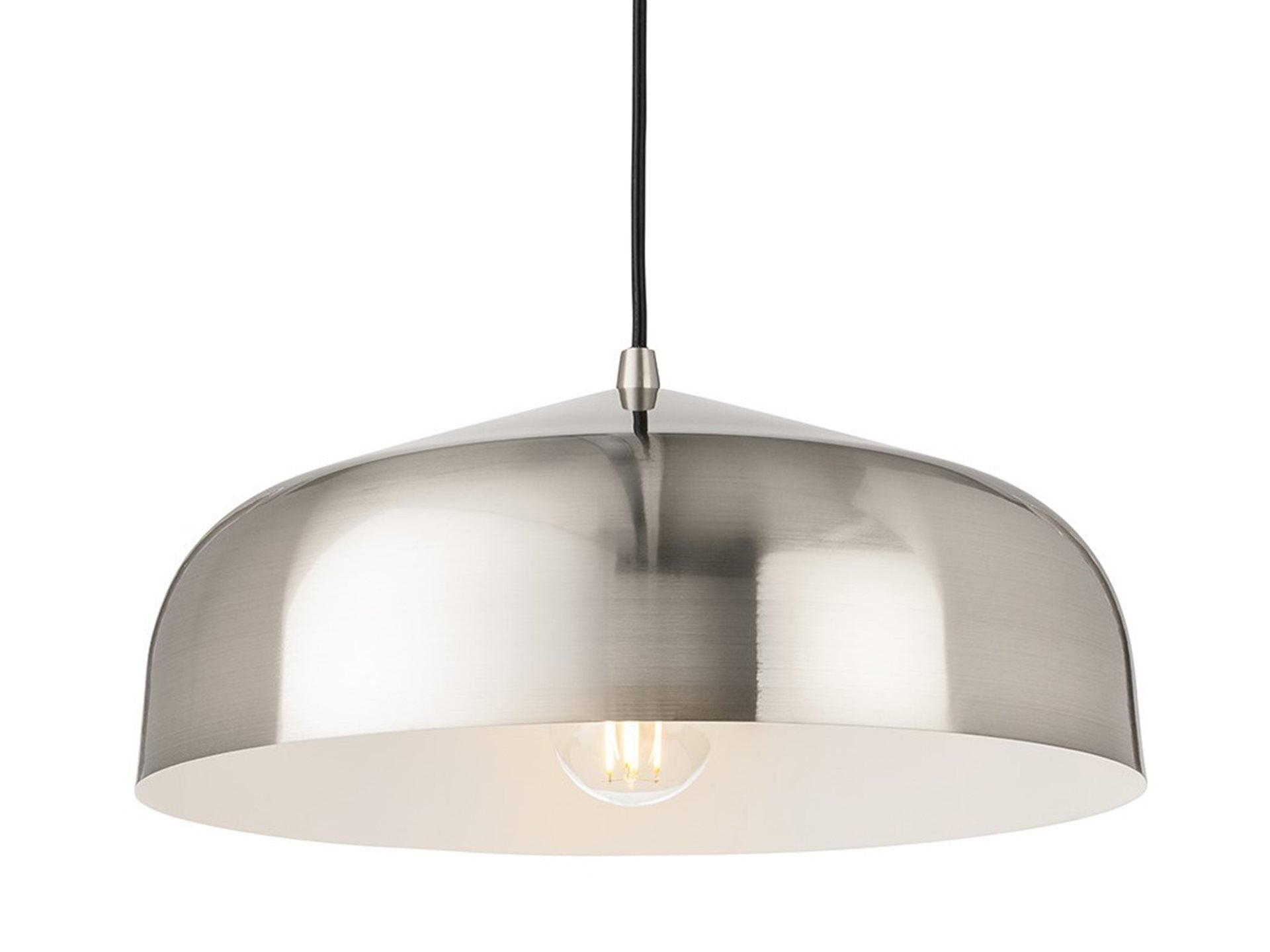 Canelo Pendant- Brushed Steel/ Brushed Brass Finishes