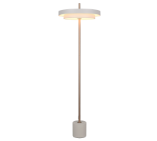 Keaton Floor Lamp- Grey/ Black Gold Finishes