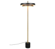 Keaton Floor Lamp- Grey/ Black Gold Finishes