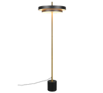 Keaton Floor Lamp- Grey/ Black Gold Finishes