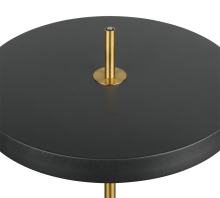Keaton Floor Lamp- Grey/ Black Gold Finishes