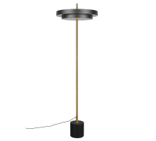Keaton Floor Lamp- Grey/ Black Gold Finishes