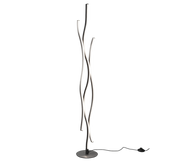 Blaze Modern LED Floor Lamp - Aluminium/Brass