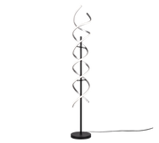 Sequence Modern LED Floor Lamp - Aluminum/Brass