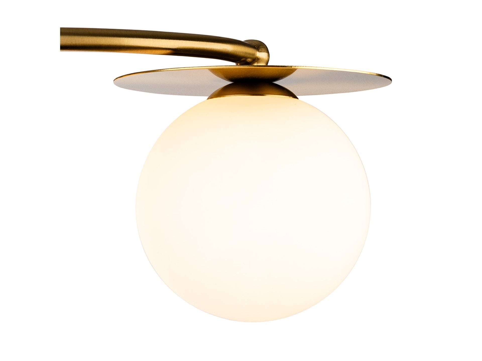 Jules 4Lt Flush Ceiling Light- Brushed Brass