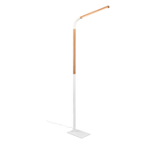 Norris Task/Reading LED Floor Lamp - White/Black