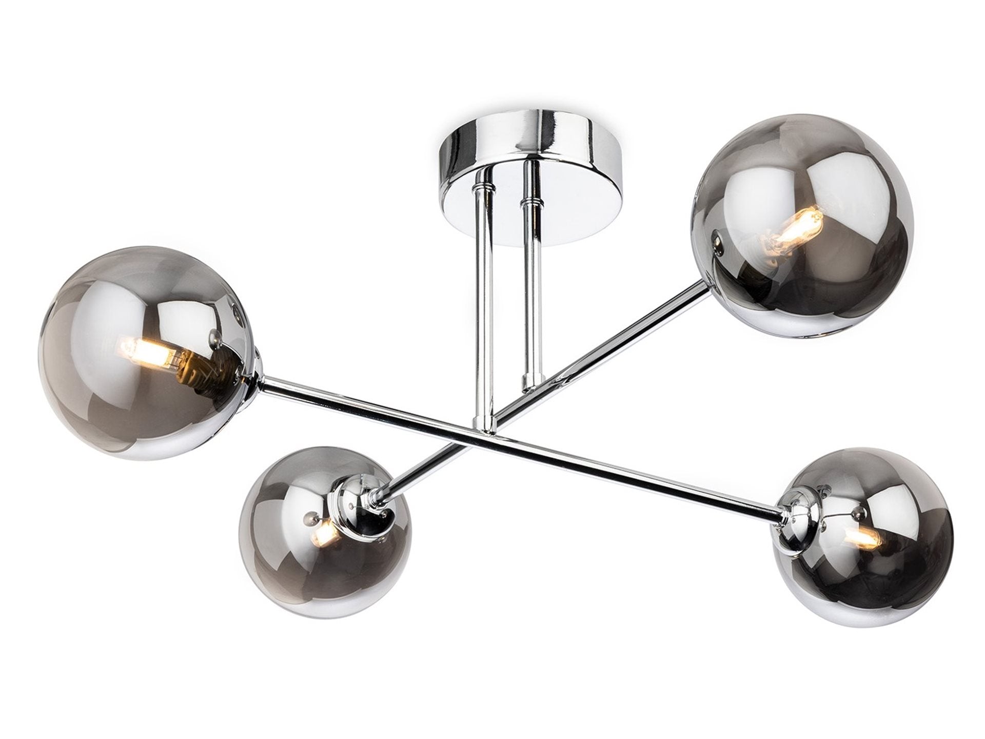 Lando 4lt/ 6lt Flush Ceiling Fitting- Brass/ Chrome