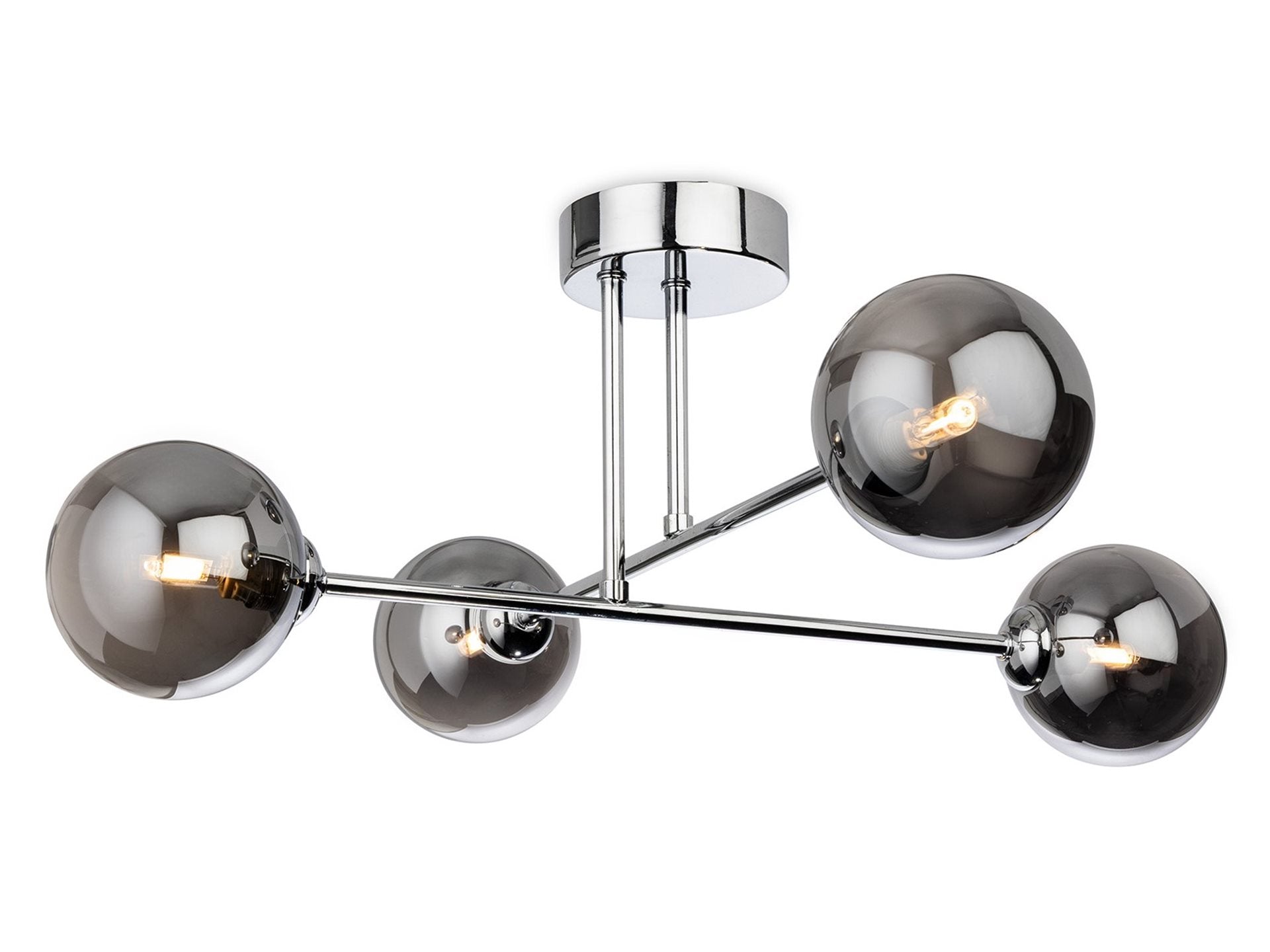 Lando 4lt/ 6lt Flush Ceiling Fitting- Brass/ Chrome