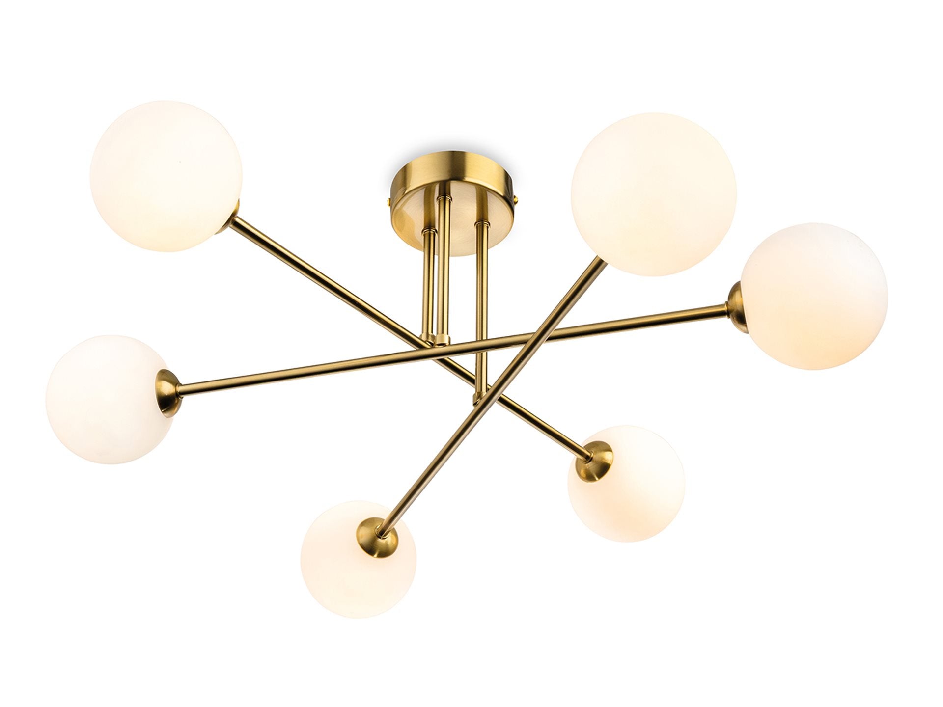 Lando 4lt/ 6lt Flush Ceiling Fitting- Brass/ Chrome