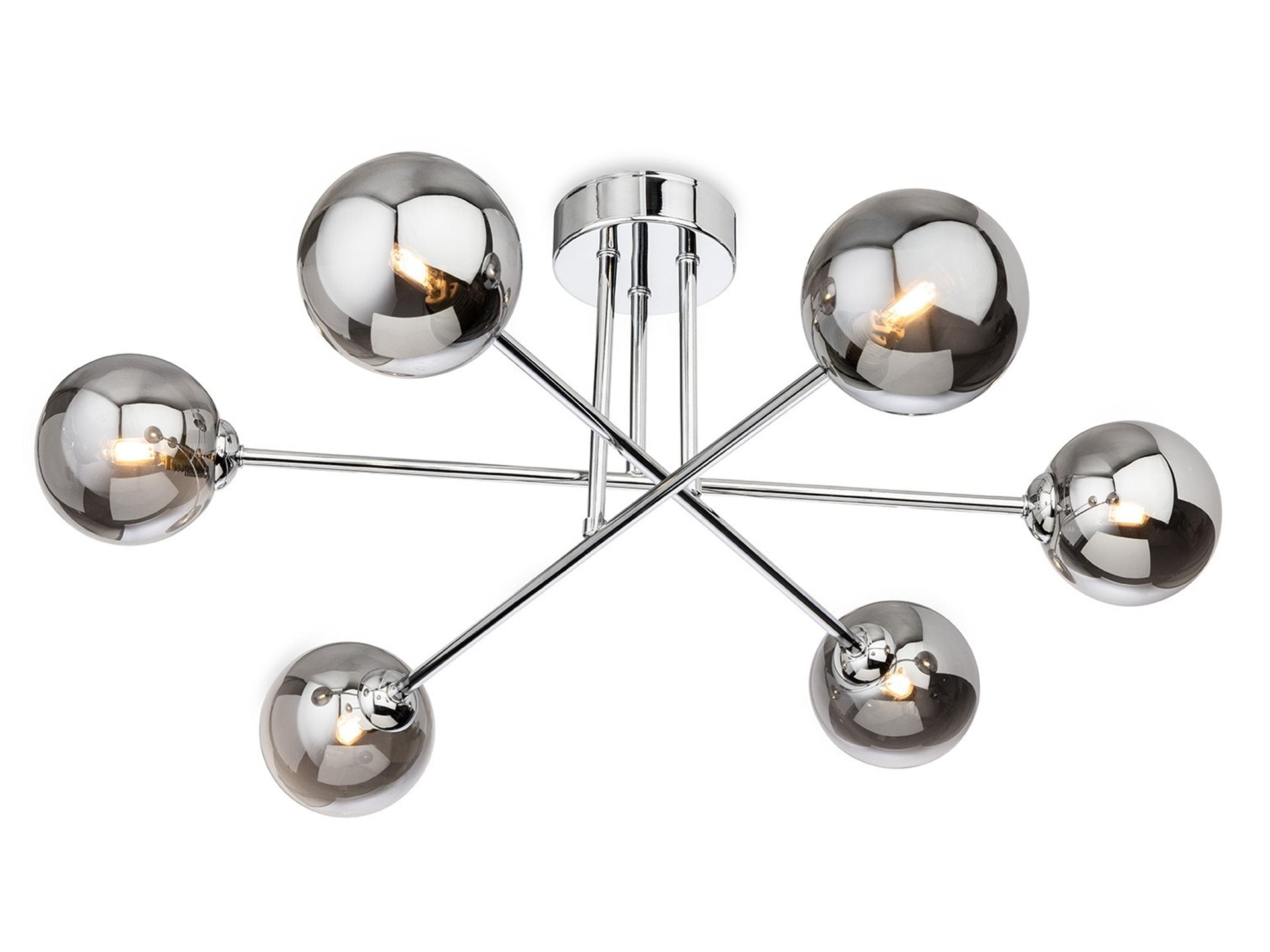Lando 4lt/ 6lt Flush Ceiling Fitting- Brass/ Chrome