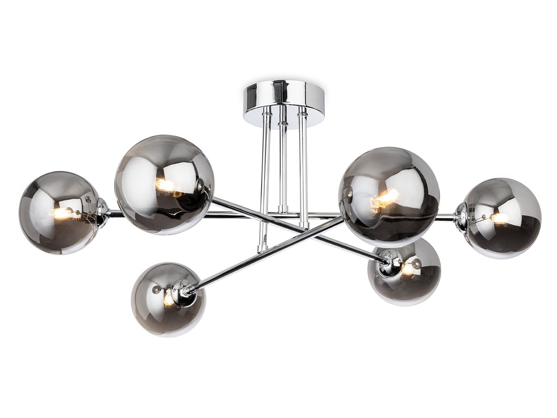 Lando 4lt/ 6lt Flush Ceiling Fitting- Brass/ Chrome