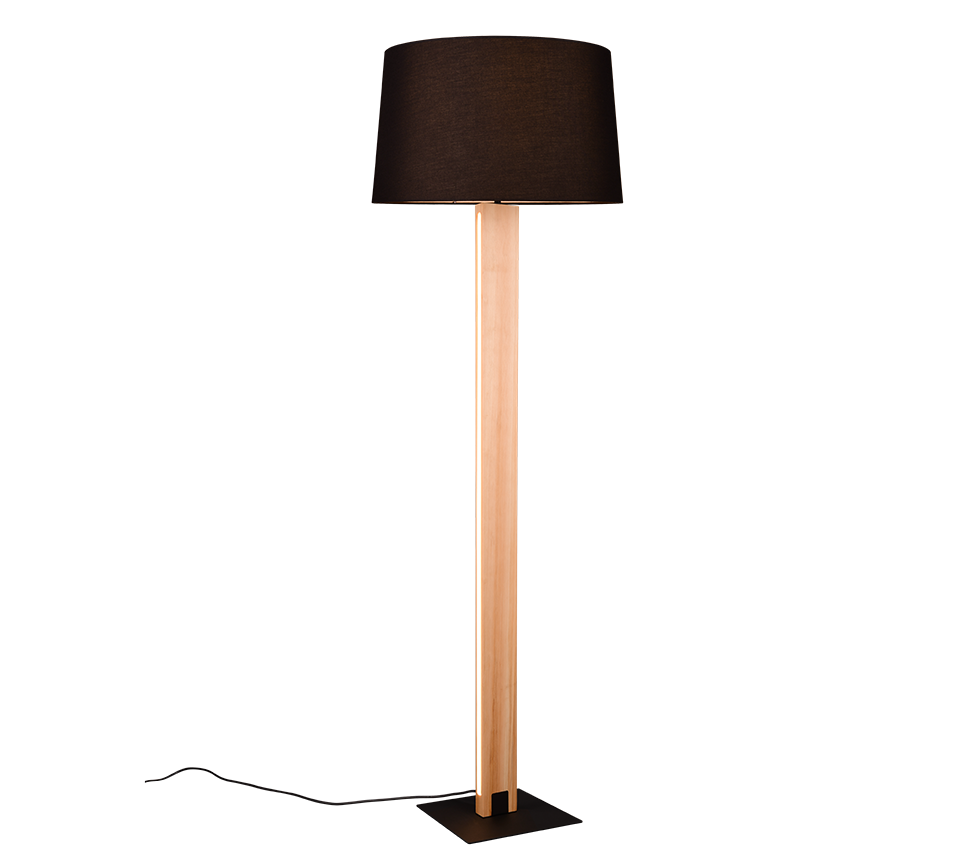 Rahul Classic Floor Lamp - Black