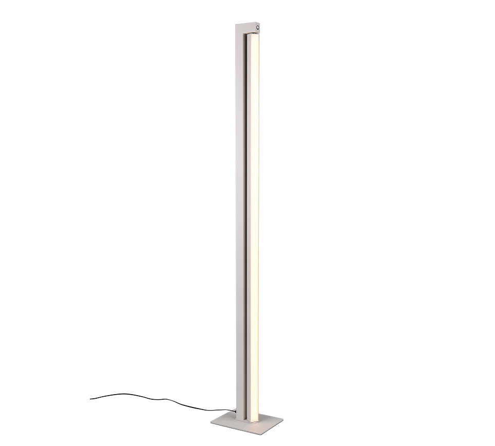 Seeker Modern LED Floor Lamp - Black/Grey