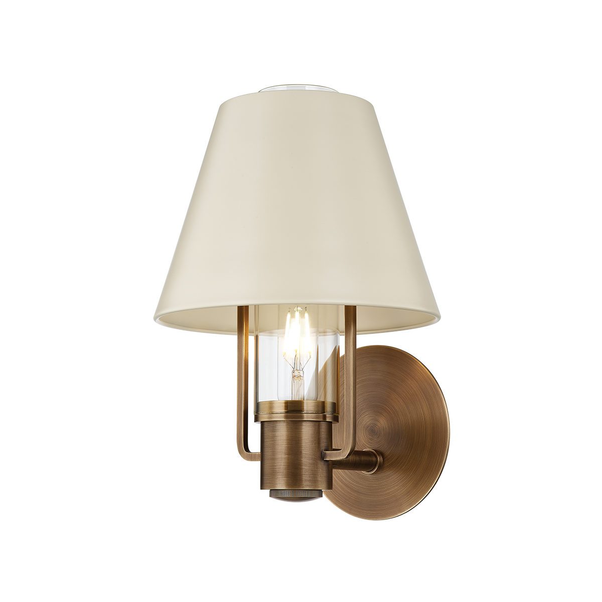 Kindle 1Lt Wall Sconce - Bronze/Brass