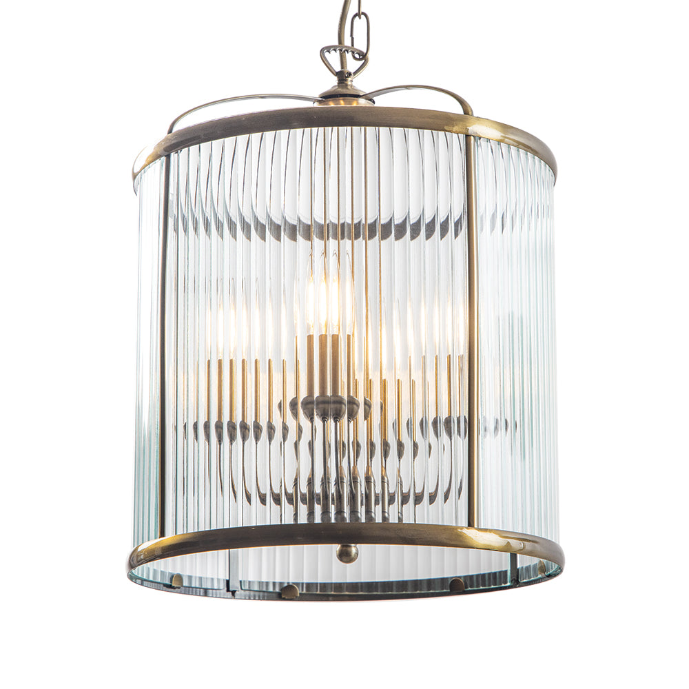 Fern Ribbed Light Lantern