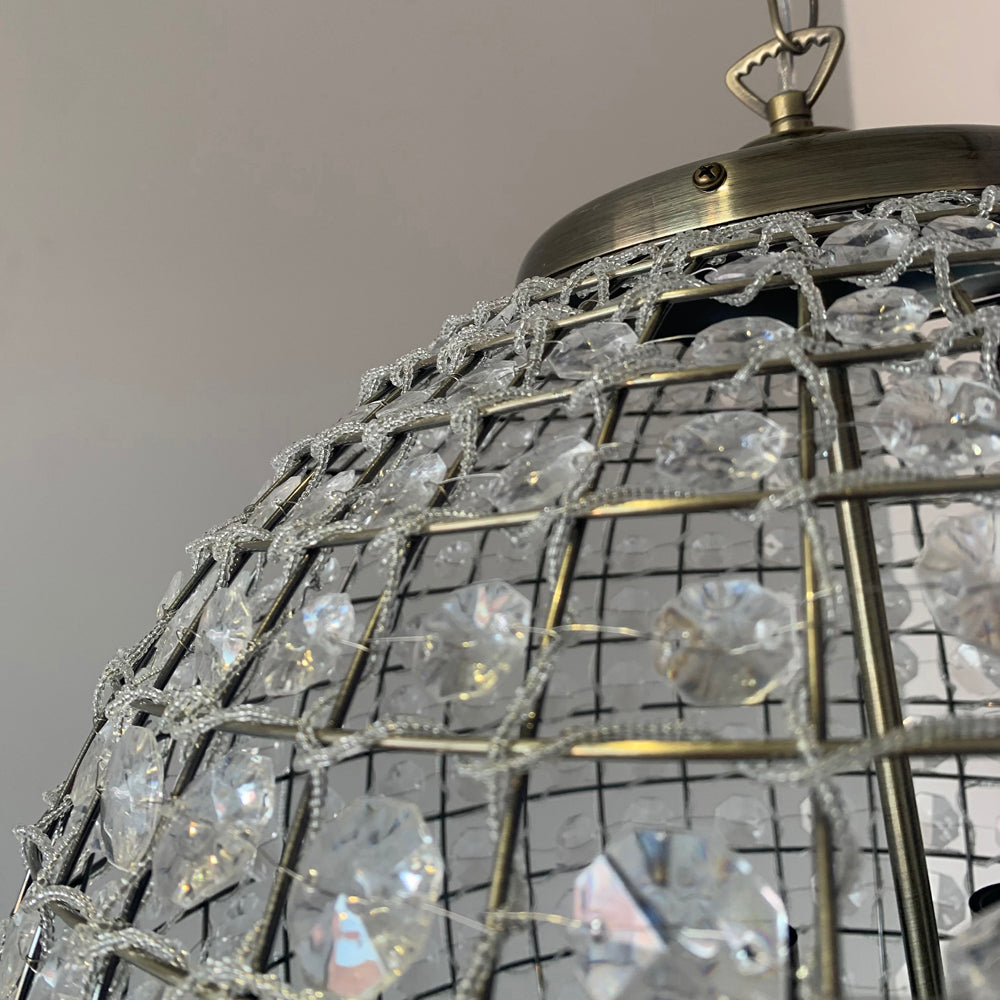 Ballon Crystal Ceiling Light In Various Sizes & Finishes