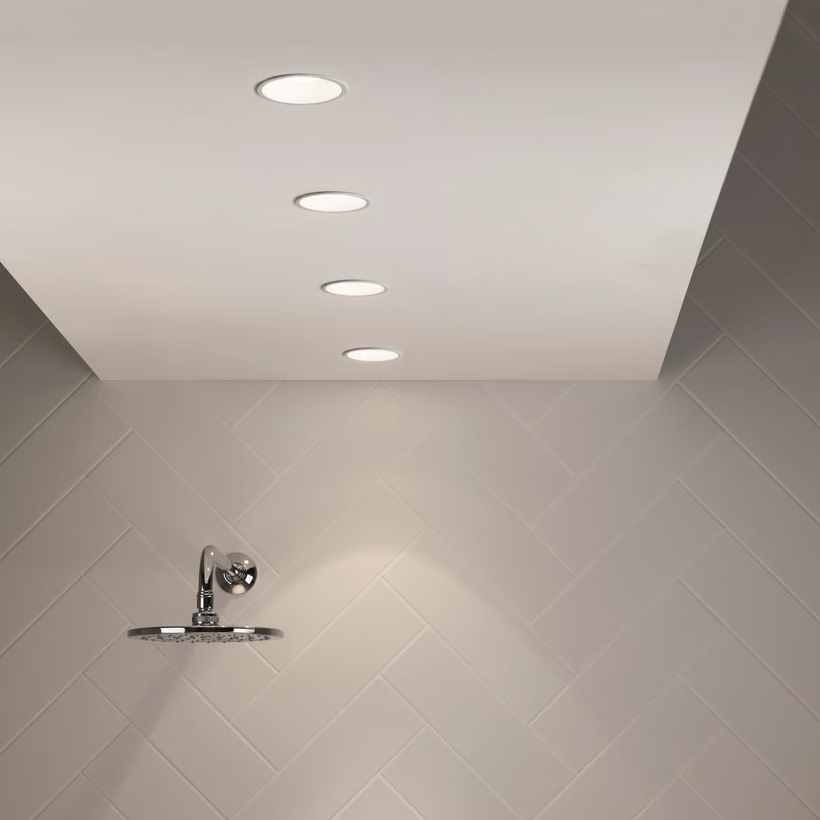 Minima Fixed LED IP65 Downlight - White