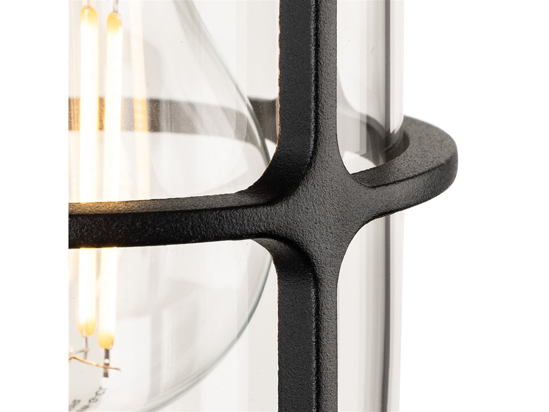 Bowen Wall Light- Black/ Rustic Brown Finishes