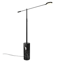 Fiore Floor lamp- Black/ Nickel Finishes