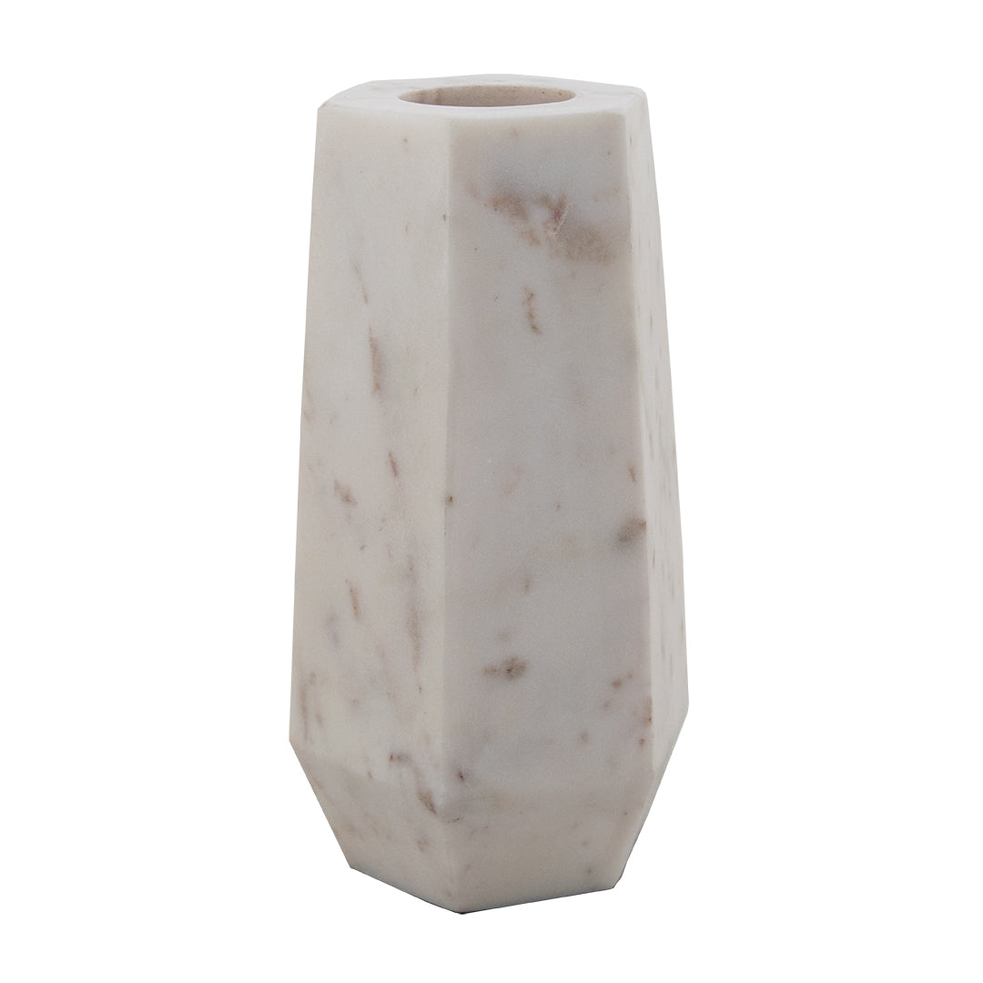 Alora White Marble Vase - Small/Large