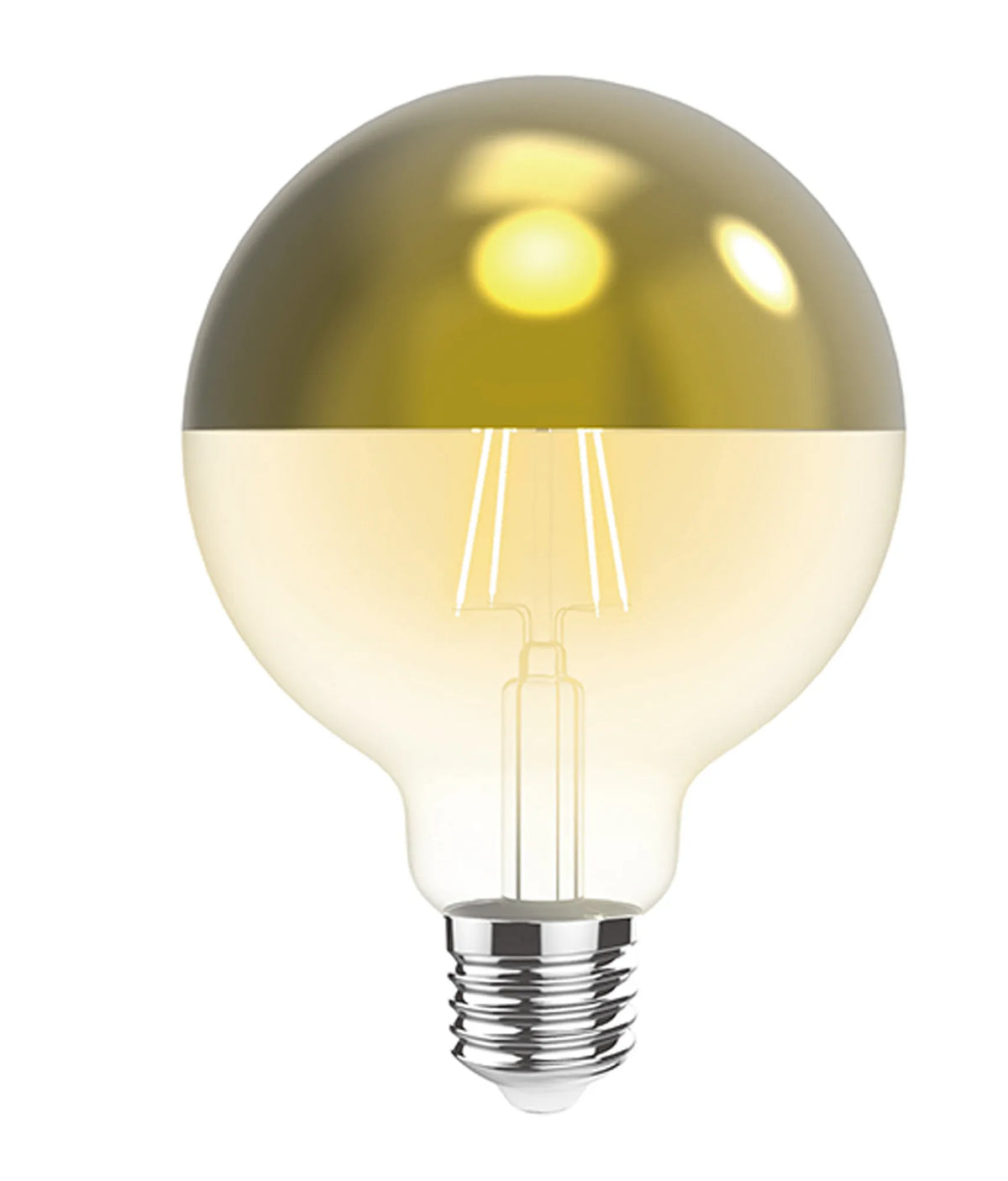 E27 80mm Coloured Top Globe Light 2700K - 4000K