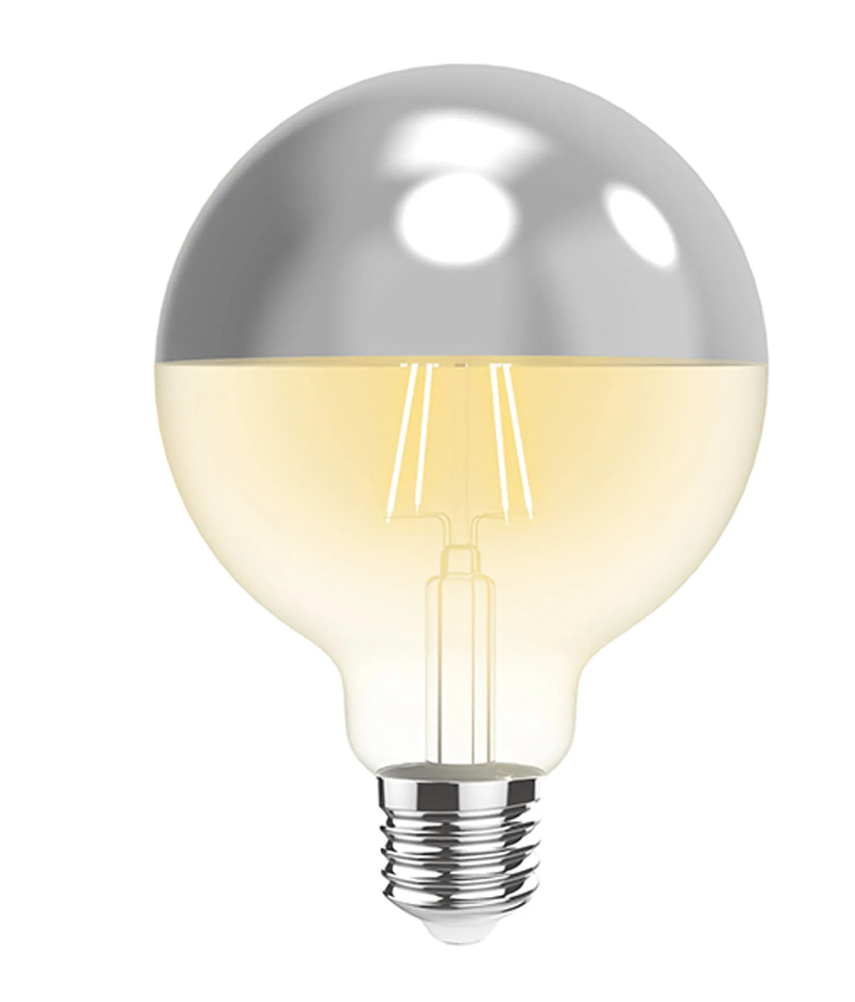 E27 80mm Coloured Top Globe Light 2700K - 4000K