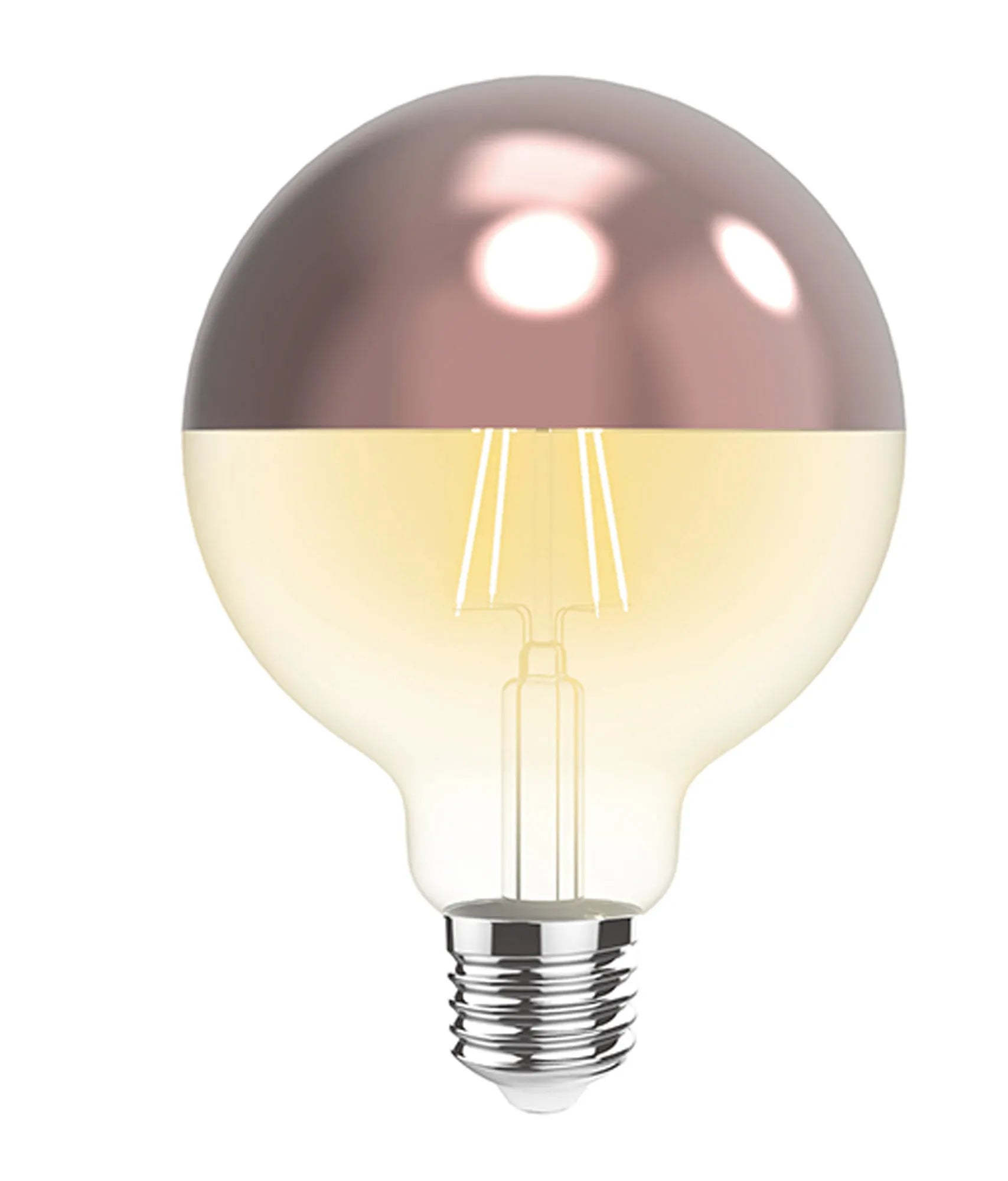 E27 80mm Coloured Top Globe Light 2700K - 4000K