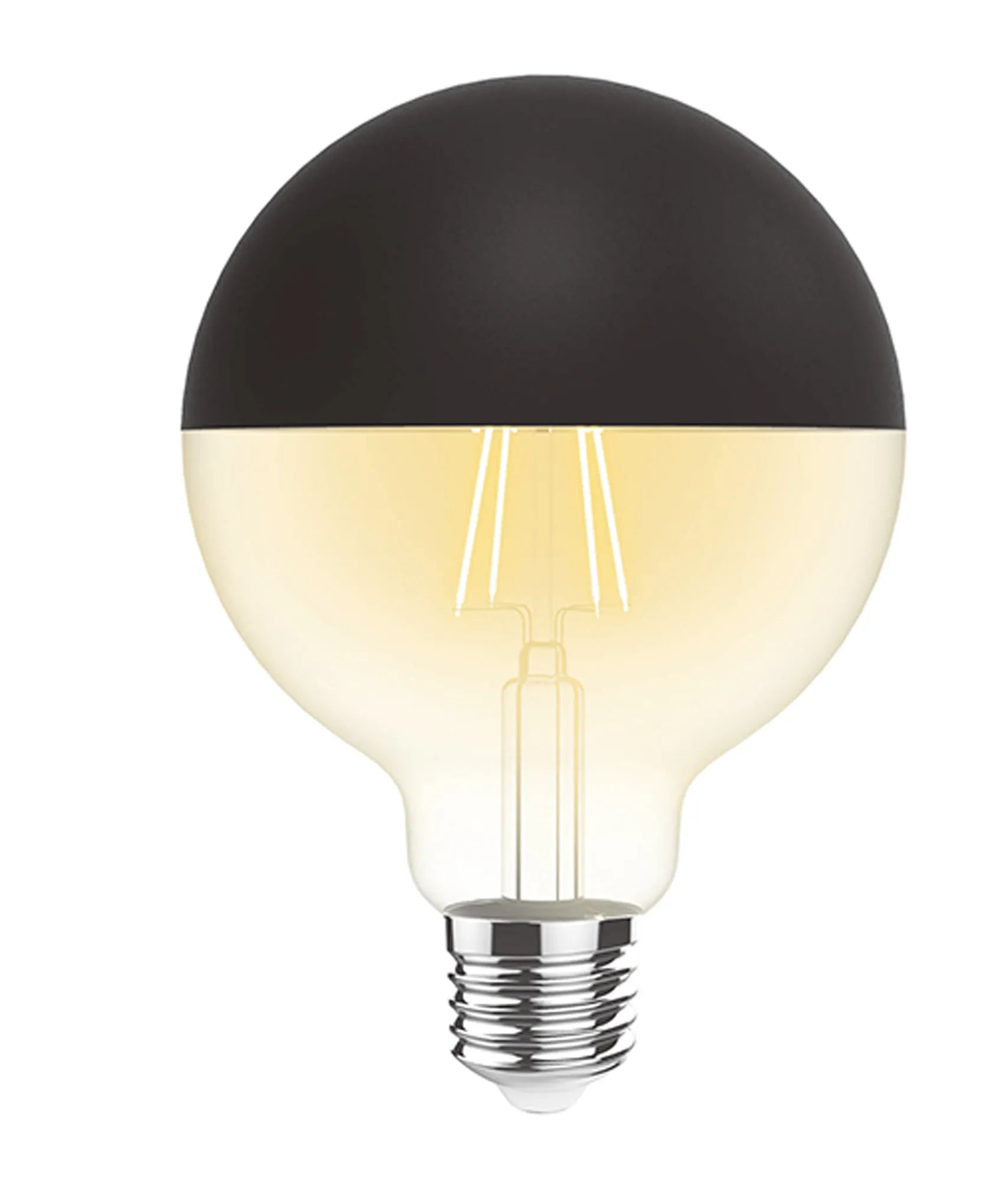 E27 80mm Coloured Top Globe Light 2700K - 4000K