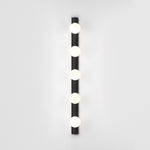 Cabaret 5 II Bathroom Wall Light- Matt Black/Polished Chrome